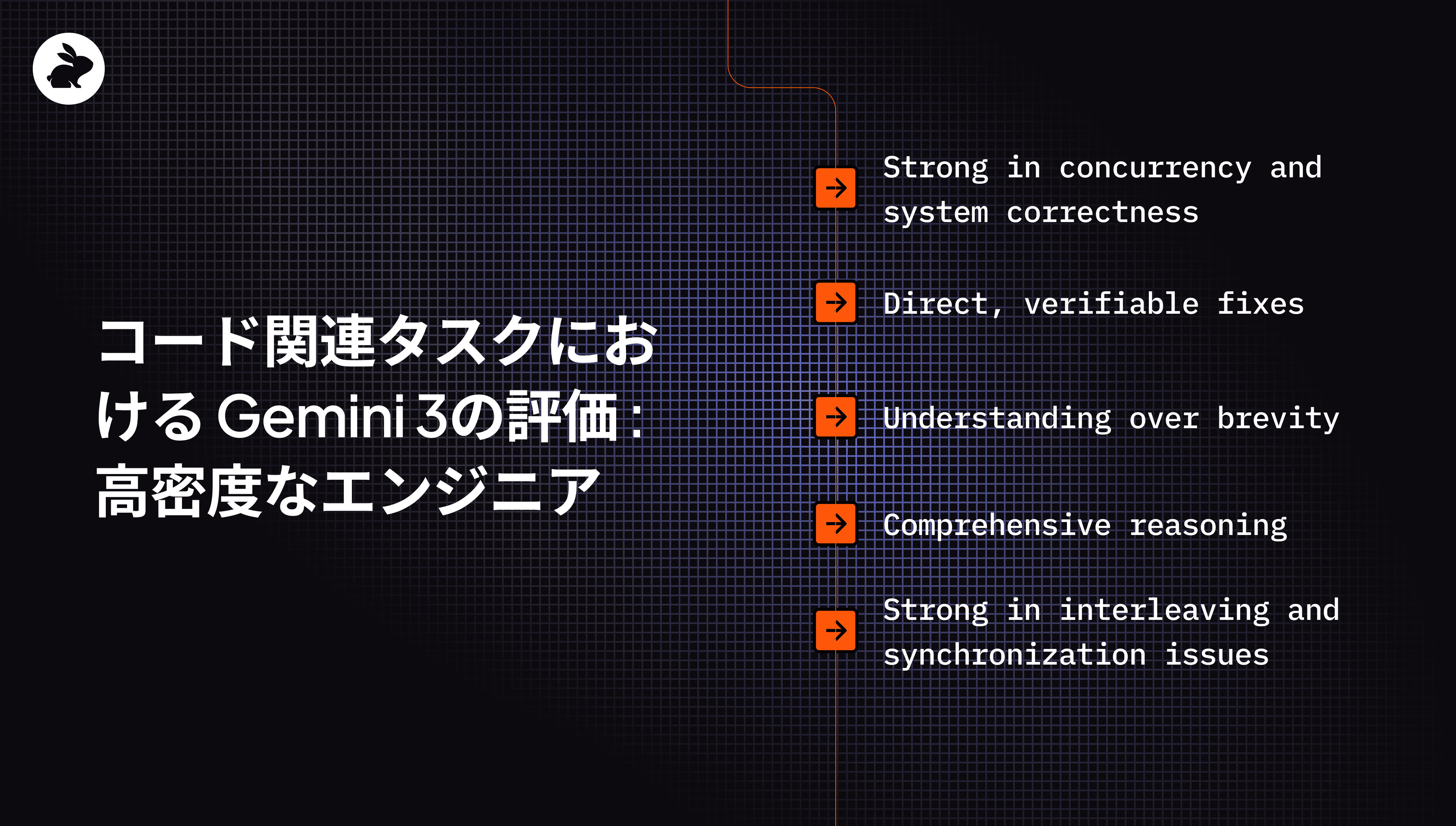 コード関連タスクにおける Gemini 3の評価 : 高密度なエンジニア