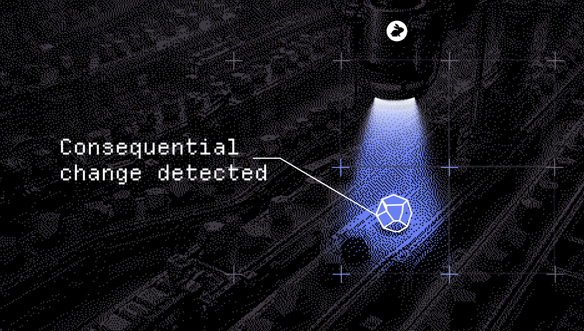 CodeRabbit shines a spotlight on a consequential change, with the words “Consequential change detected.”