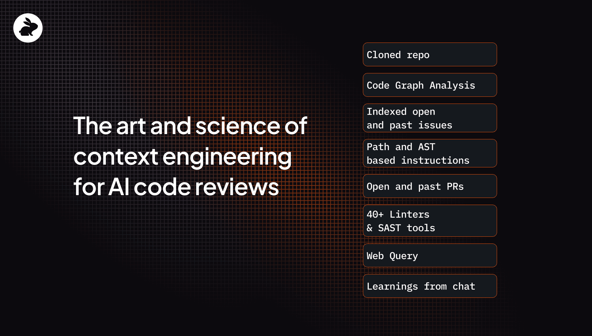 The art and science of context engineering for AI code reviews