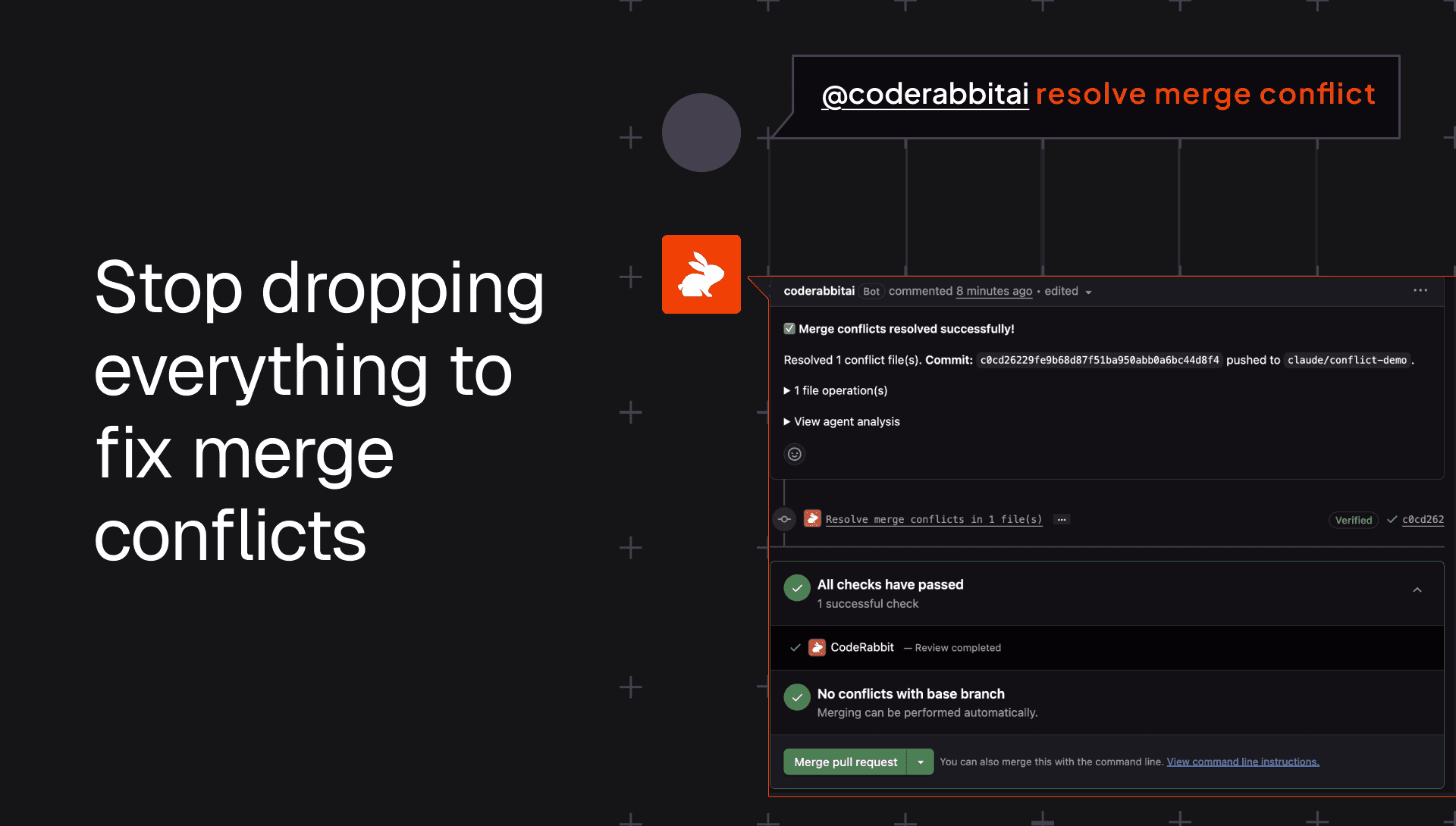 Introducing Resolve Merge Conflicts