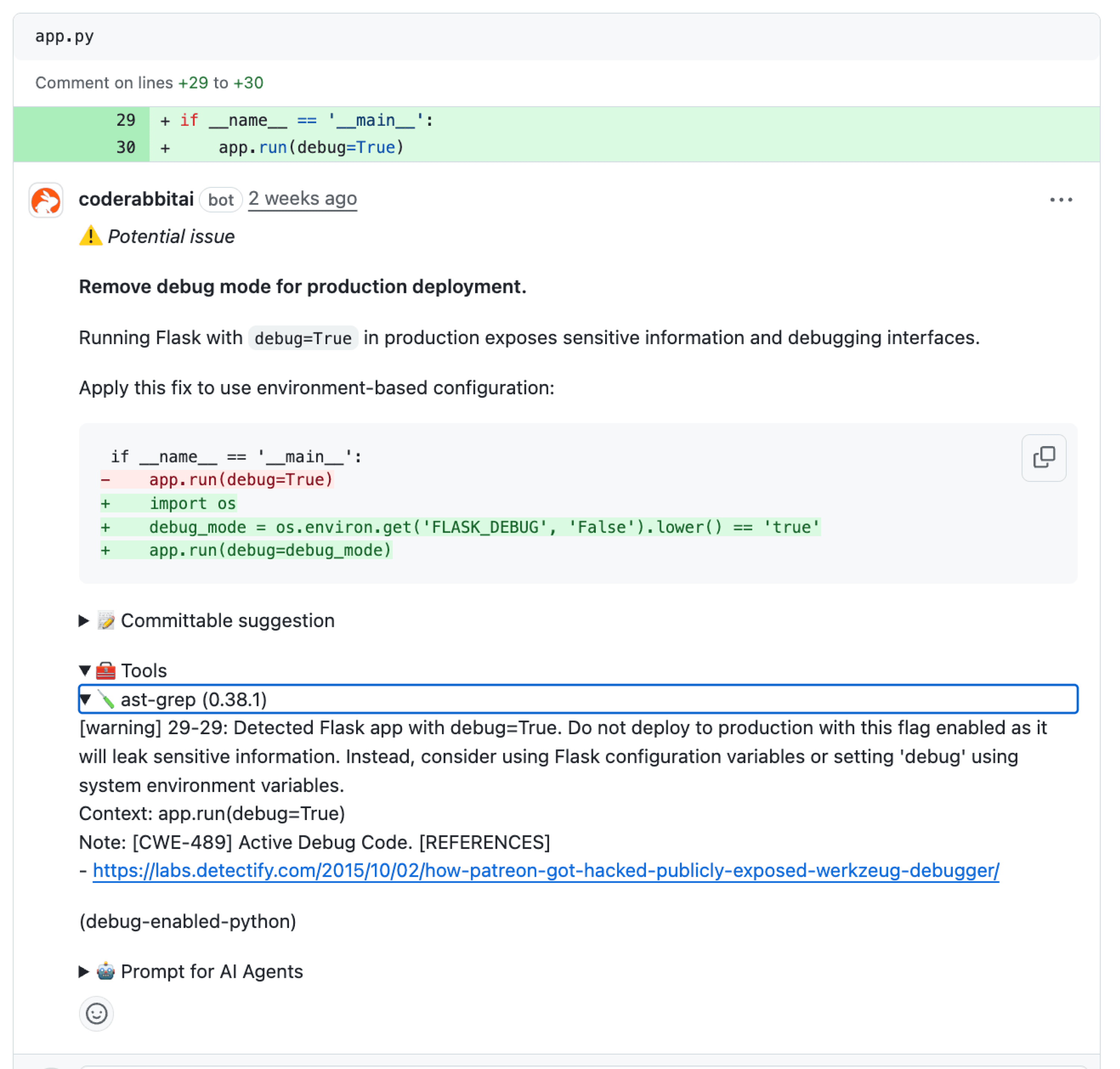 CodeRabbit Linters