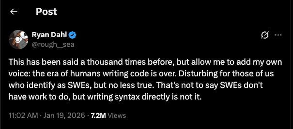 Developers are dead? Long live developers.