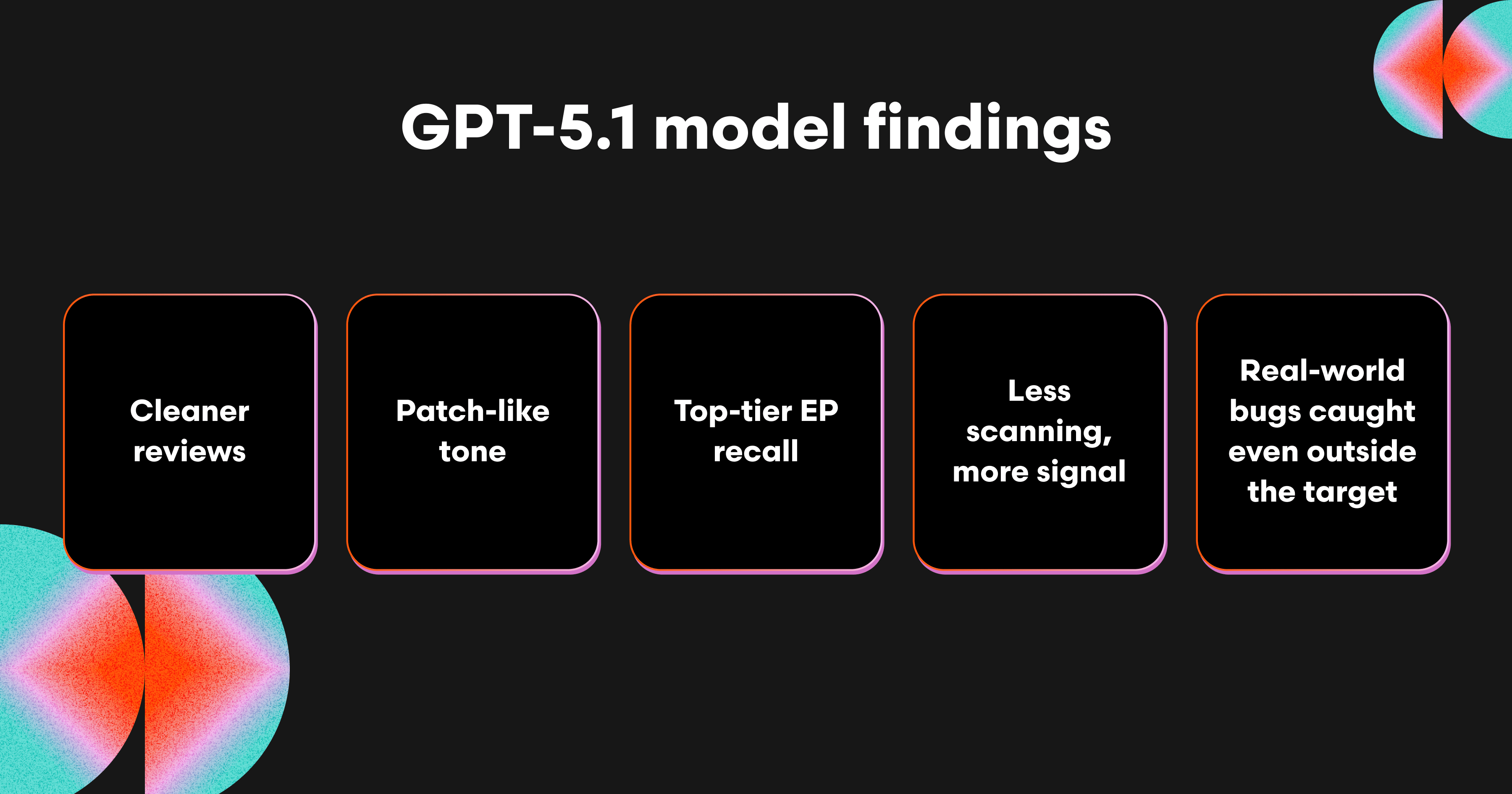 Gpt-5.1、コードレビューで “低ボリューム・高精度” を実現