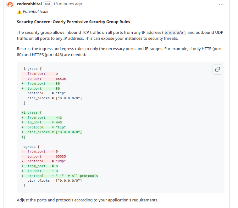 How CodeRabbit Detects Secrets and Misconfigurations in IaC workflow?