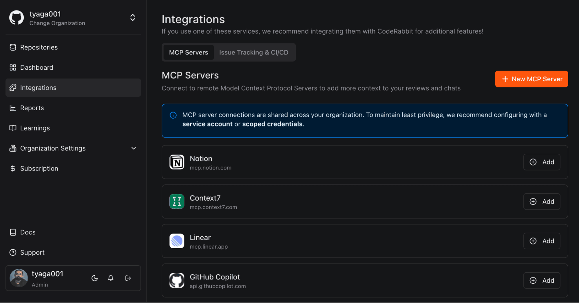 How to deploy and integrate MCP servers with CodeRabbit