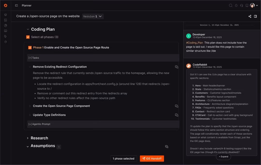 CodeRabbit Planの紹介:良い計画で高速な開発、そして少ない手戻りを実現